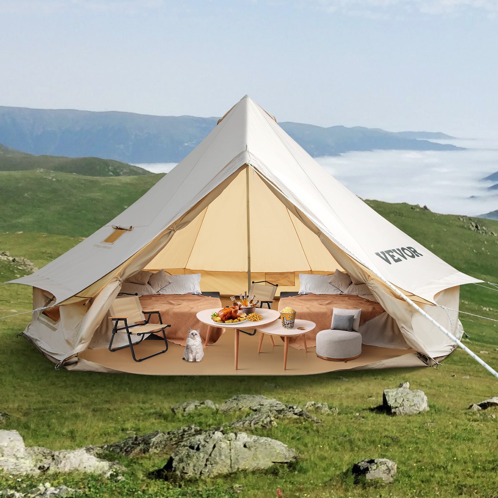 Canvas 2025 yurt tent